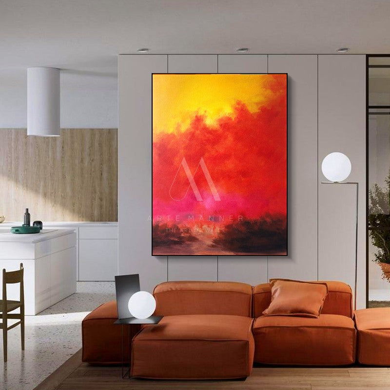 Provocative Modern Abstract Oil Painting