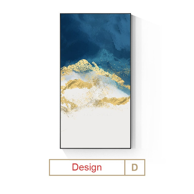 Blue Childhood Modern Abstract Wall Art