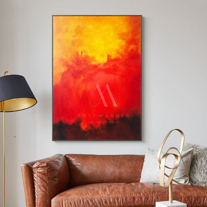 Provocative Modern Abstract Oil Painting