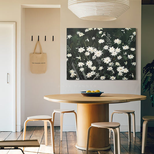 Sleepless In Autumn Modern Oil Painting