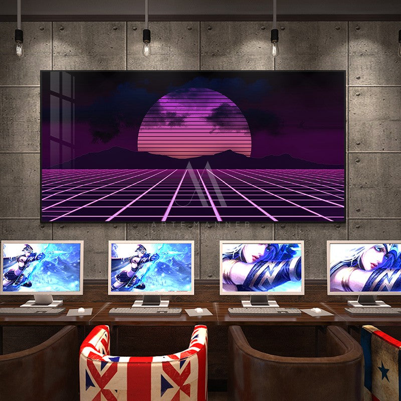 Hyperreal Cyberpunk Wall Art