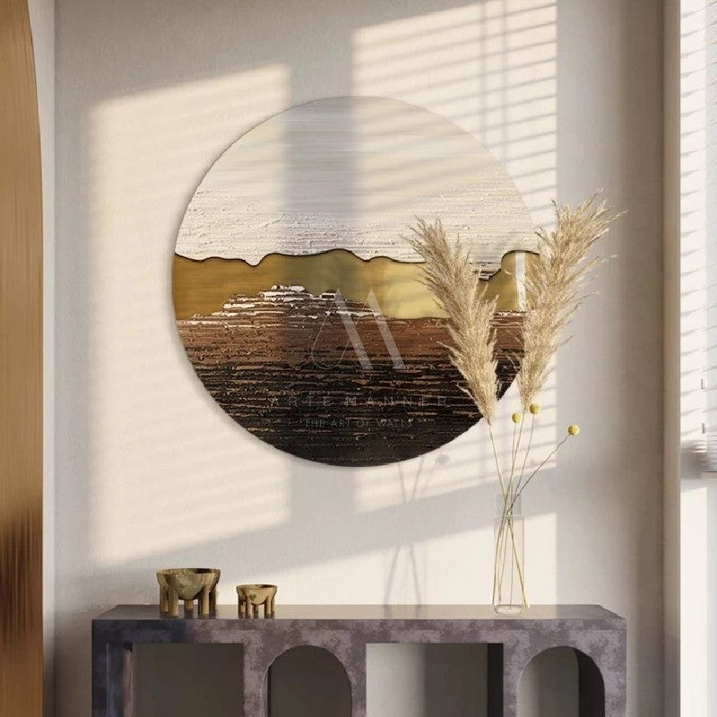 Geometric Messages Modern 3D Wall Art