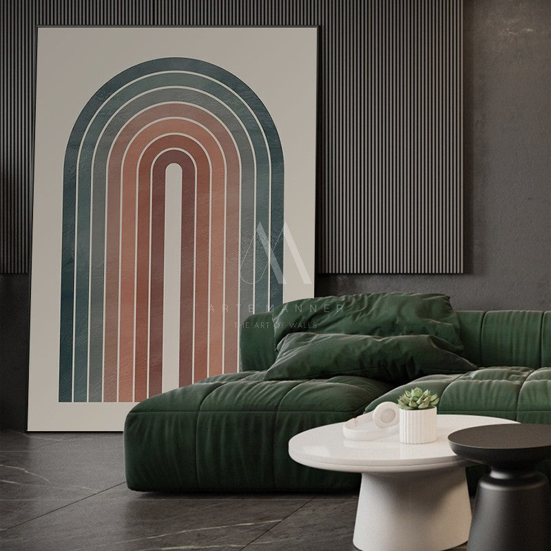 Dwelling in the Earth Modern Abstract Wall Art