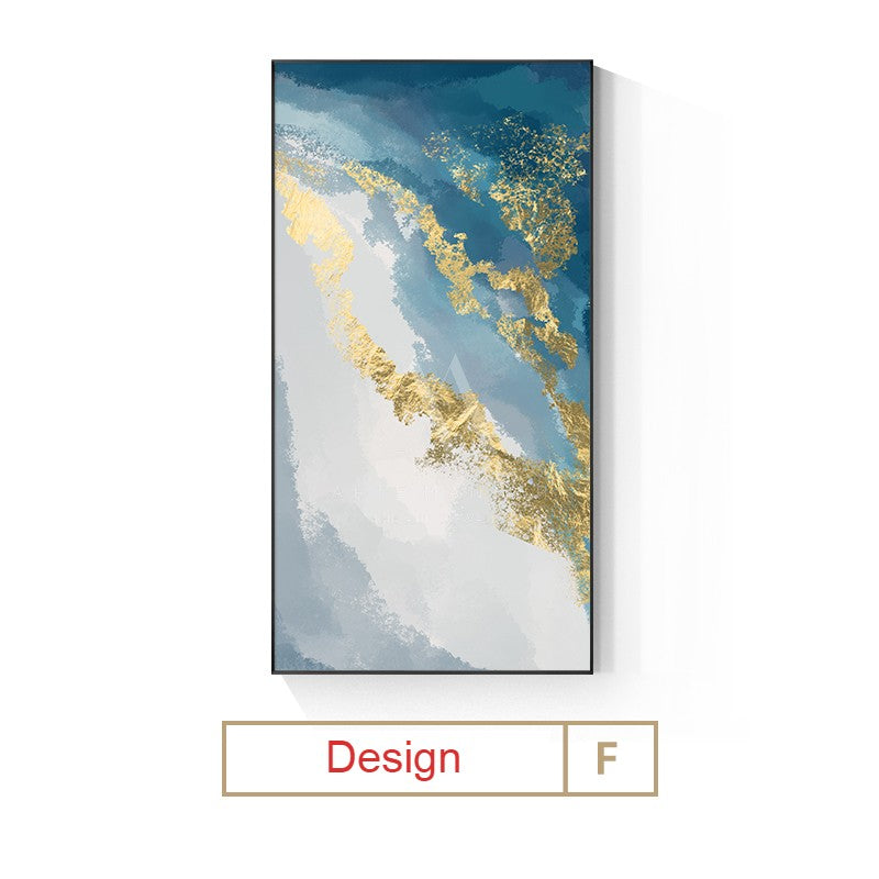 Blue Childhood Modern Abstract Wall Art