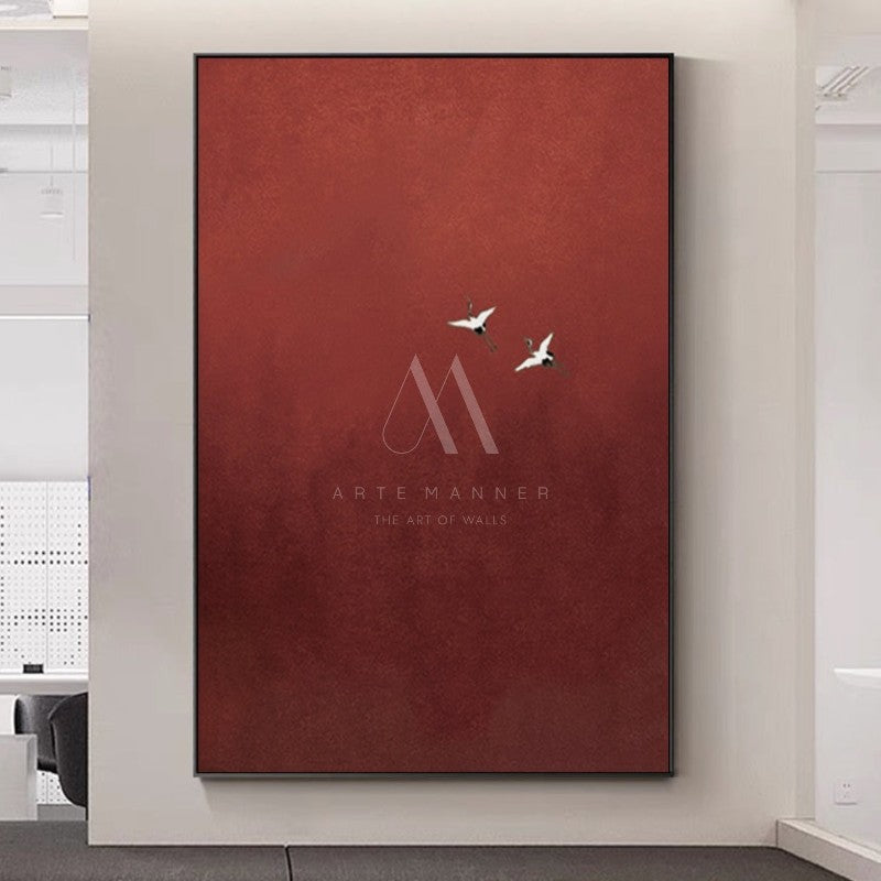 Freedom Minimalist Oil Painting