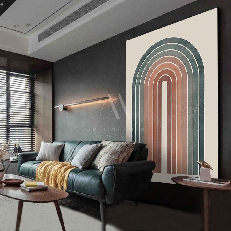 Dwelling in the Earth Modern Abstract Wall Art