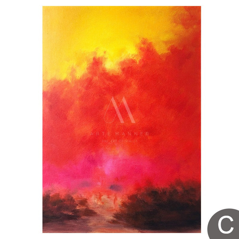 Provocative Modern Abstract Oil Painting