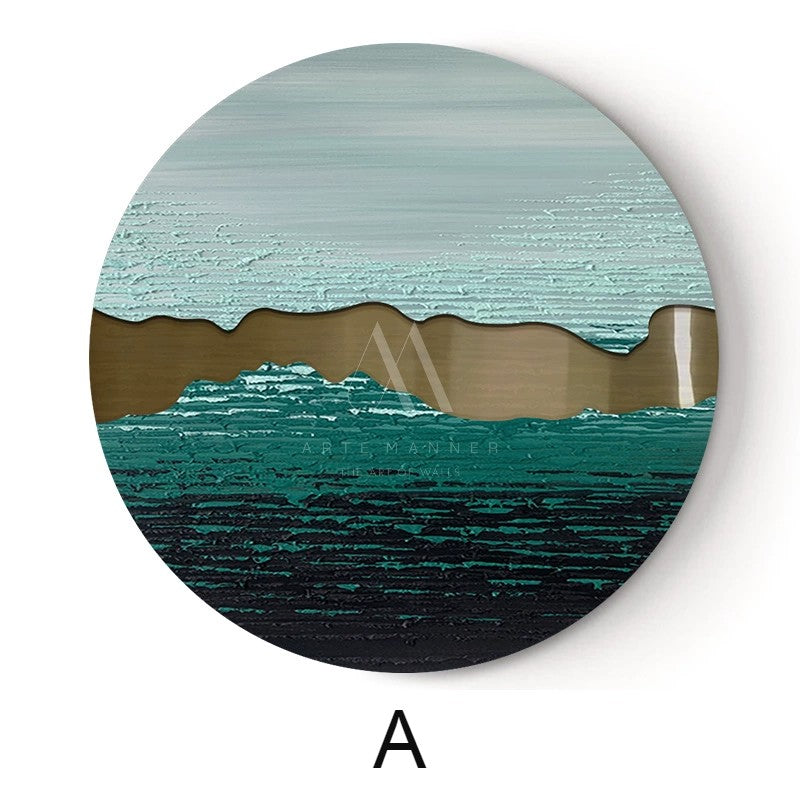 Geometric Messages Modern 3D Wall Art