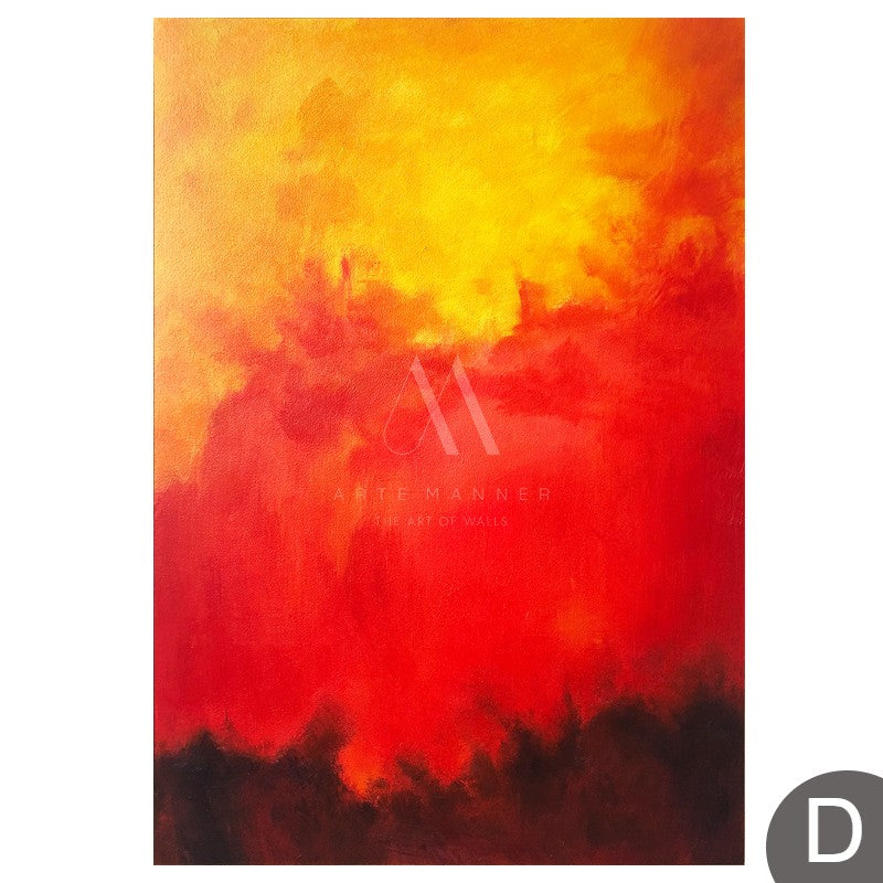 Provocative Modern Abstract Oil Painting