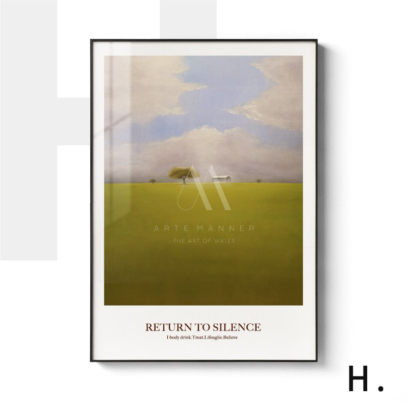 Dusk Descends Minimalist Wall Art