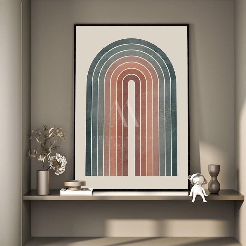 Dwelling in the Earth Modern Abstract Wall Art