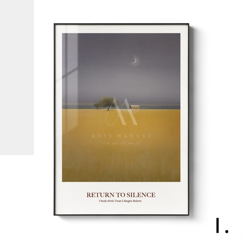 Dusk Descends Minimalist Wall Art