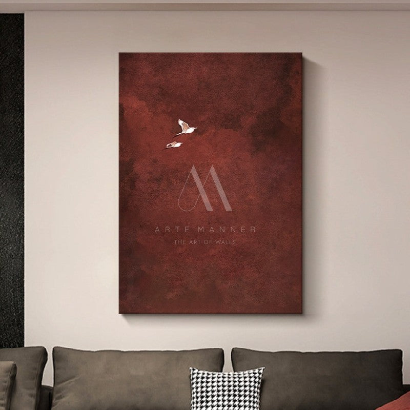 Freedom Minimalist Oil Painting