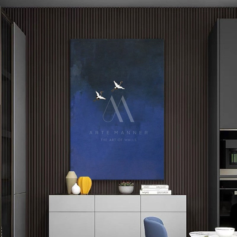 Freedom Minimalist Oil Painting