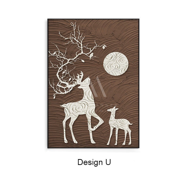 Gentle Guidance Modern Oil Painting