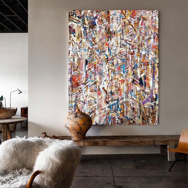 A Mad Wonderland Modern Abstract Oil Painting