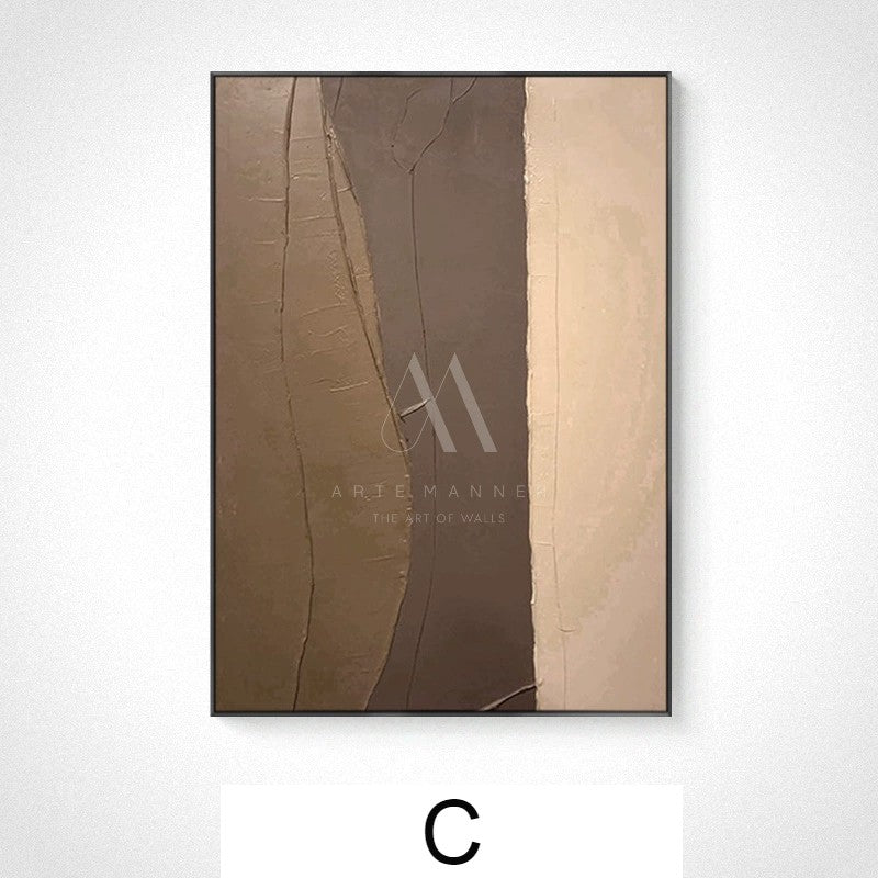 Grey Faith Modern Abstract Wall Art