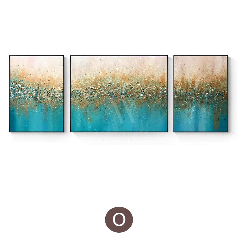 Black Triangles Modern Wall Art (Set of 3)