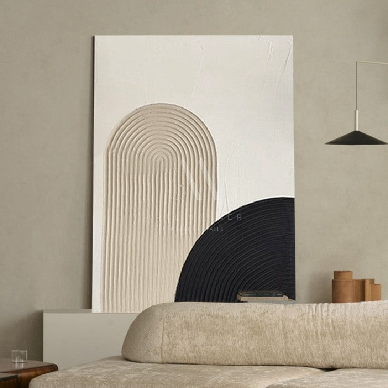 The Gaze of the Night Modern Abstract 3D Wall Art