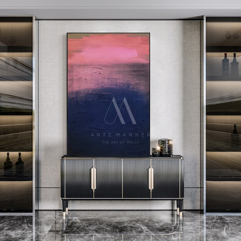 Rouge Modern Abstract Oil Painting