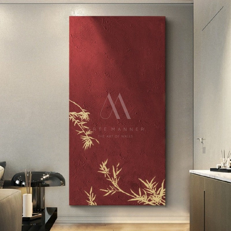 Midas Touch Minimalist Oil Painting