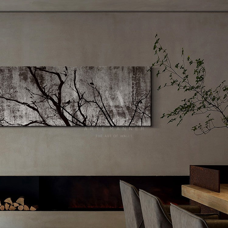 Dead Of Night Abstract Wall Art