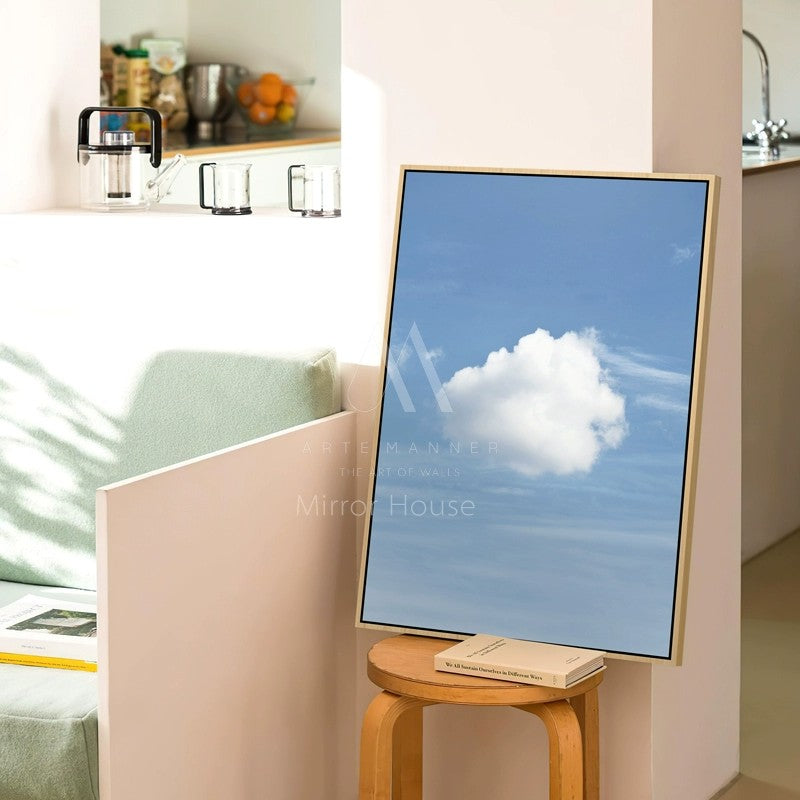Portrait Of A Cloud Minimalist Wall Art