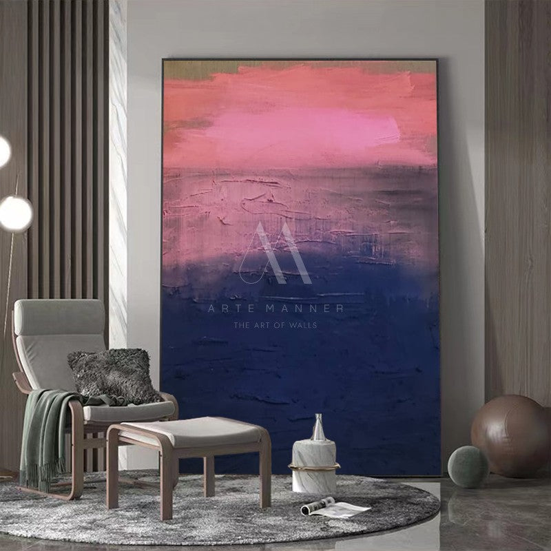 Rouge Modern Abstract Oil Painting