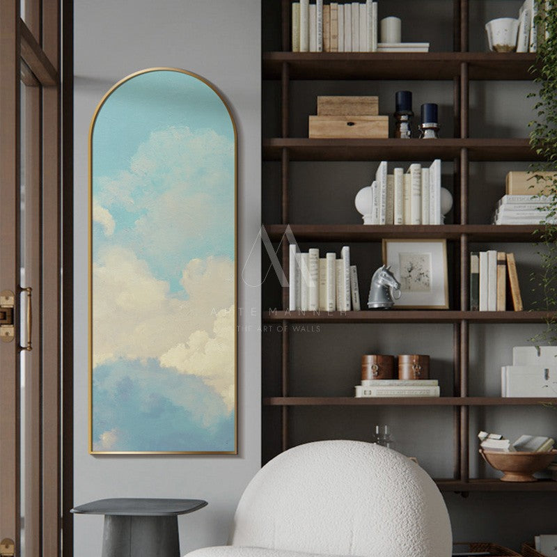 Wispy Skies Modern Wall Art