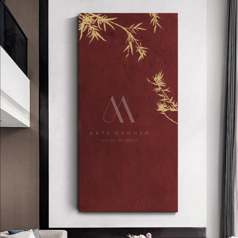 Midas Touch Minimalist Oil Painting