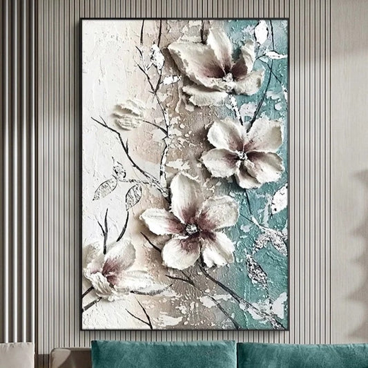 Glacial Modern Oil Painting