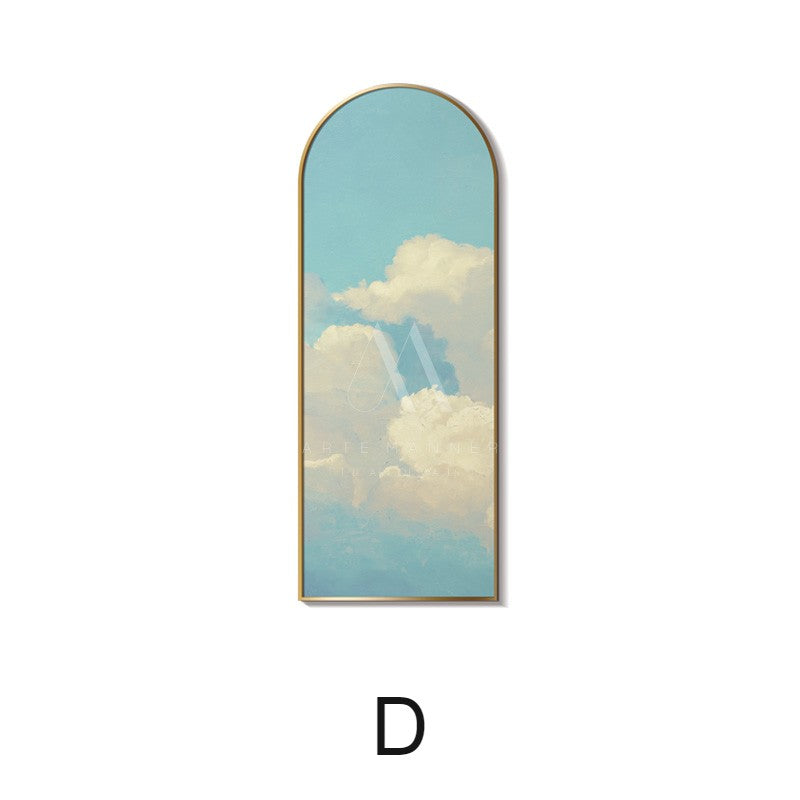 Wispy Skies Modern Wall Art