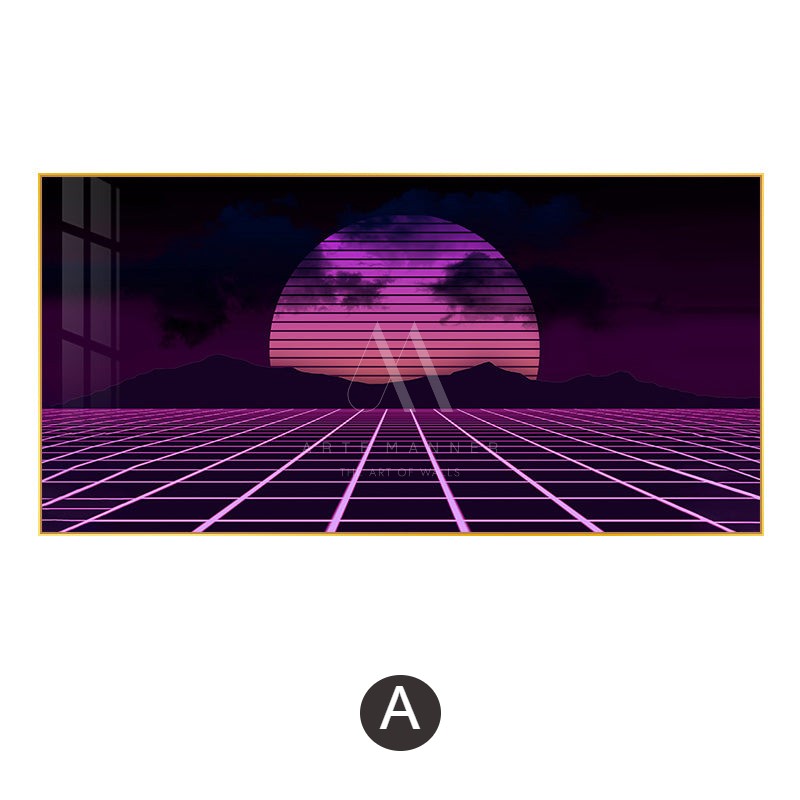 Hyperreal Cyberpunk Wall Art