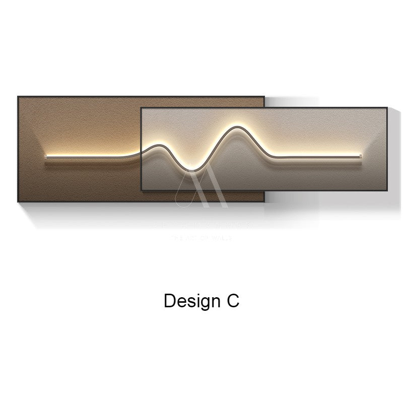 Cellophane Modern LED Wall Art