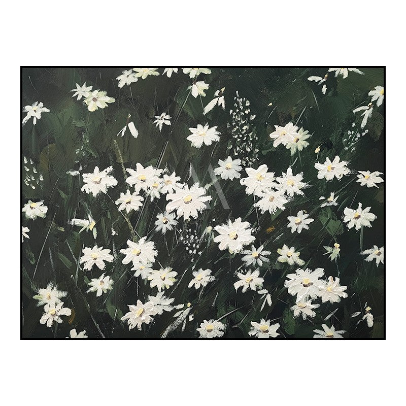 Sleepless In Autumn Modern Oil Painting