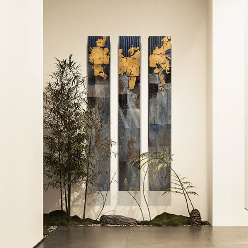 Dwelling in Technology Modern Abstract Wall Art (Set of 3)