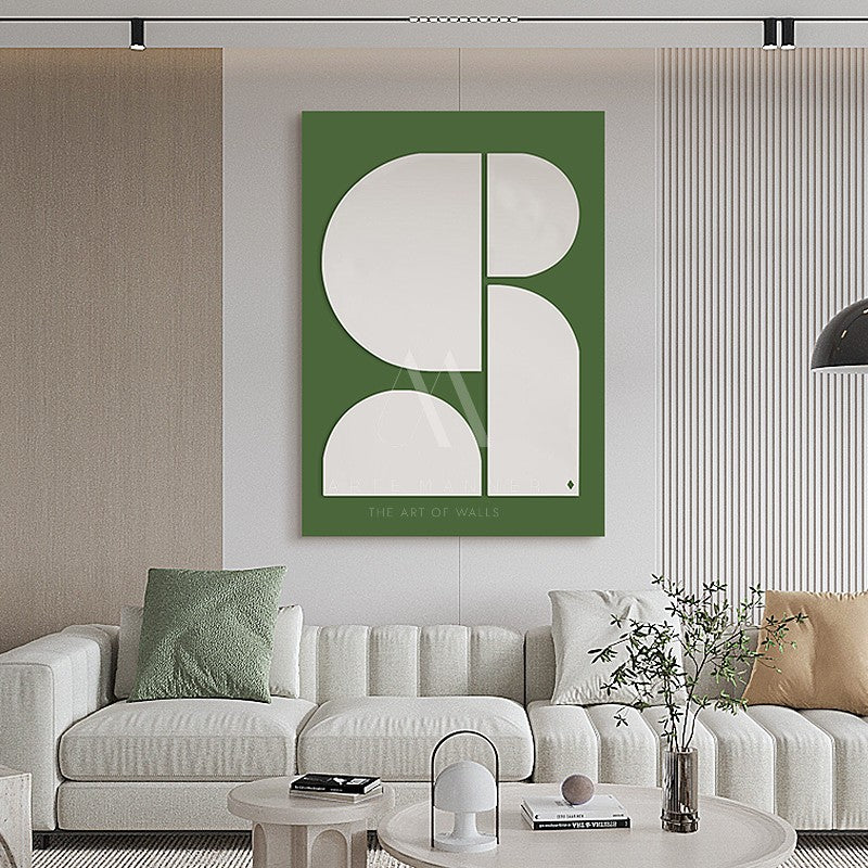 Confronting the Mountain Modern Abstract 3D Wall Art