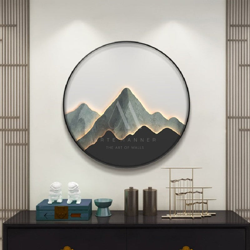 The Battle of the Mountain Modern 3D LED Wall Art