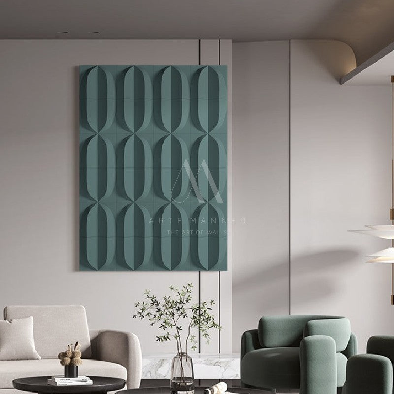 Summer Love Modern Abstract 3D Wall Art