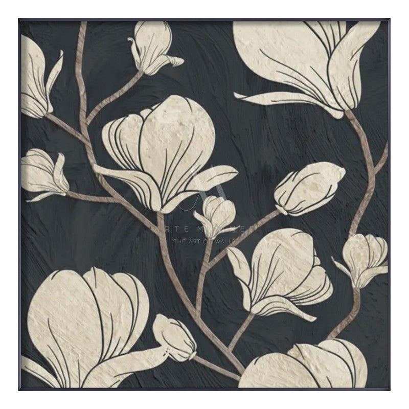 Rainbow Trees Modern Floral Wall Art