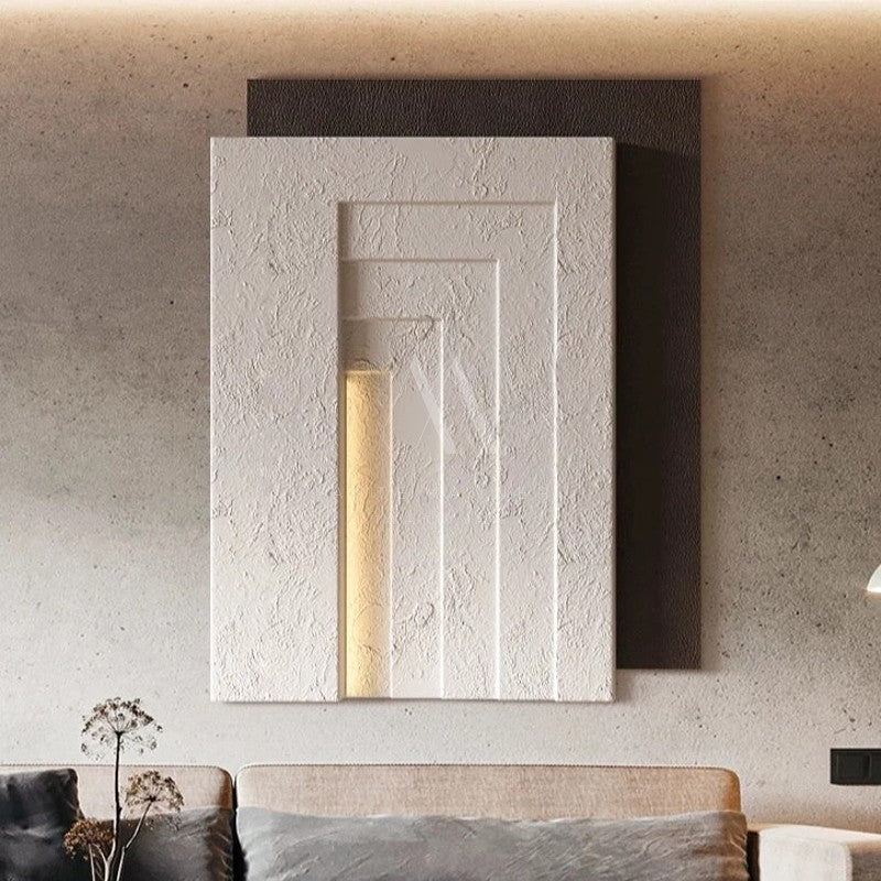 Geometric Division Modern 3D LED Wall Art