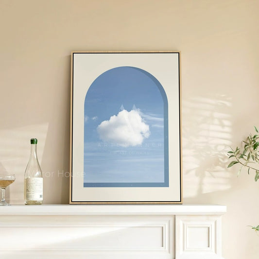 Portrait Of A Cloud Minimalist Wall Art