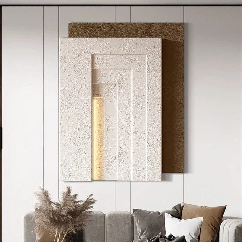 Geometric Division Modern 3D LED Wall Art