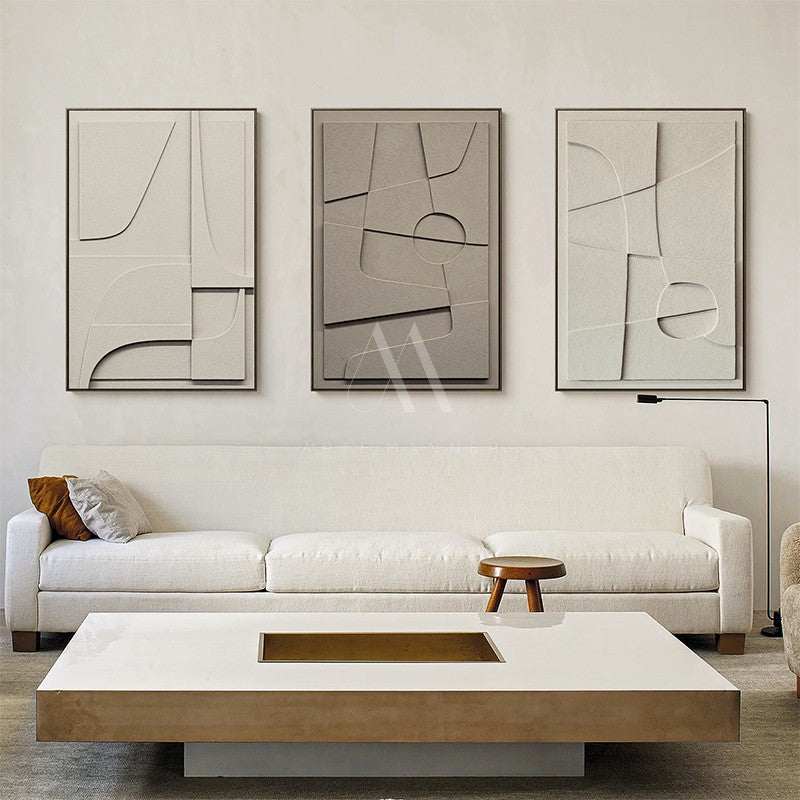 Stoic Minimalist 3D Wall Art