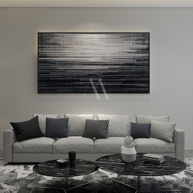 Pink Independence Modern Abstract Wall Art