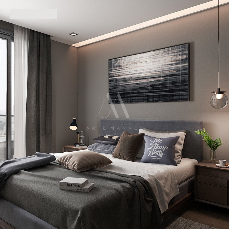 Pink Independence Modern Abstract Wall Art