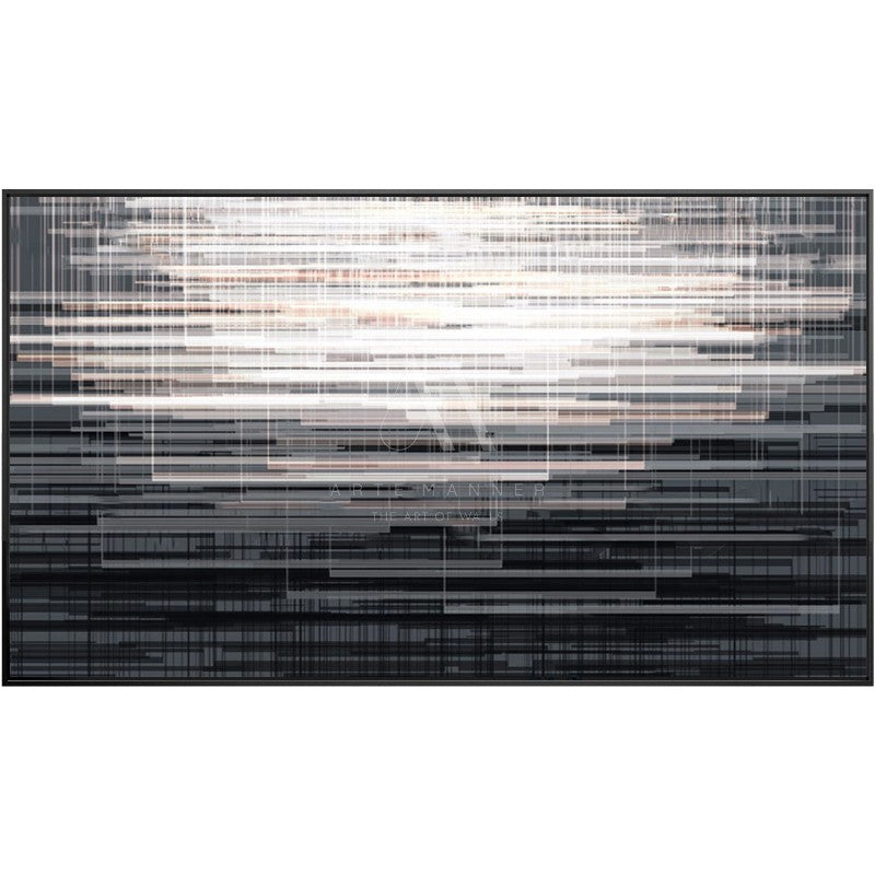 Pink Independence Modern Abstract Wall Art