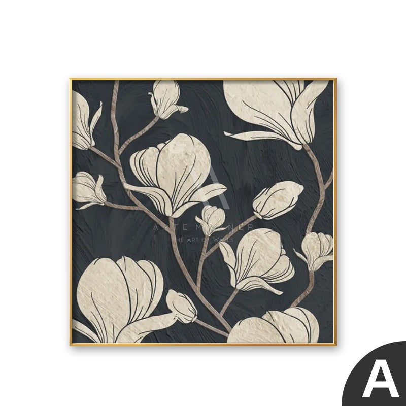 Rainbow Trees Modern Floral Wall Art