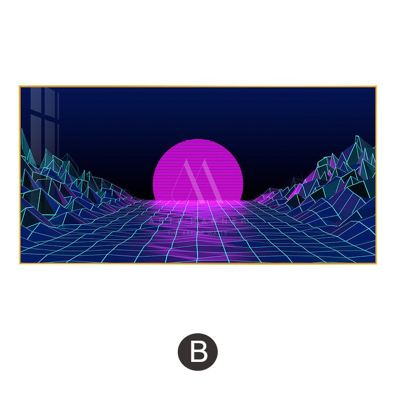 Hyperreal Cyberpunk Wall Art