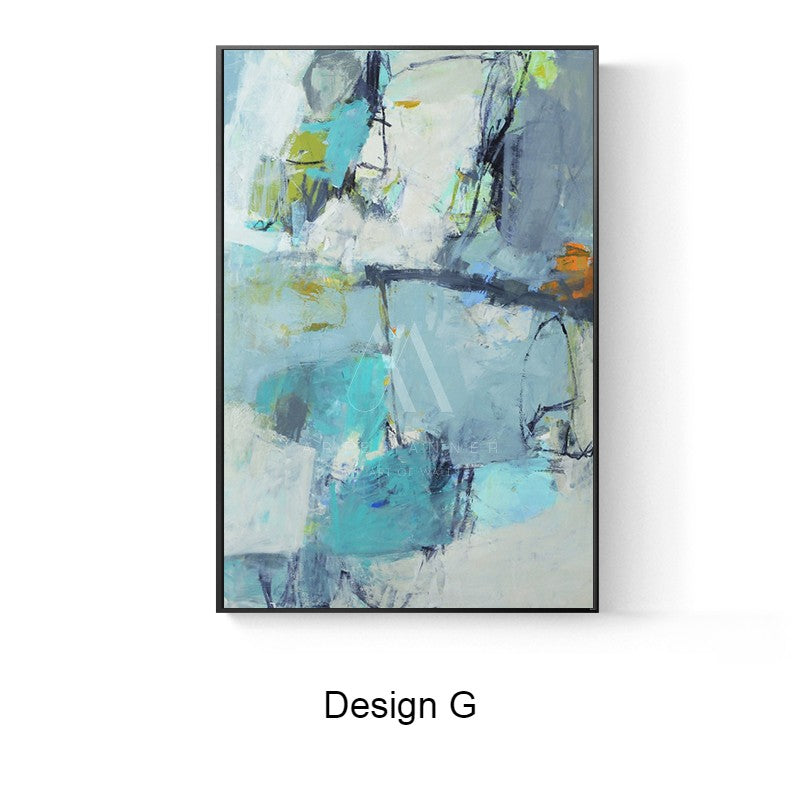 Mayhem Modern Abstract Oil Painting